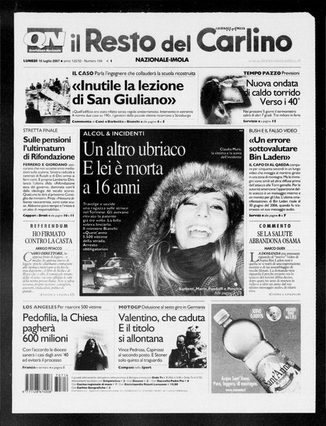 Il Resto del Carlino : giornale dell'Emilia